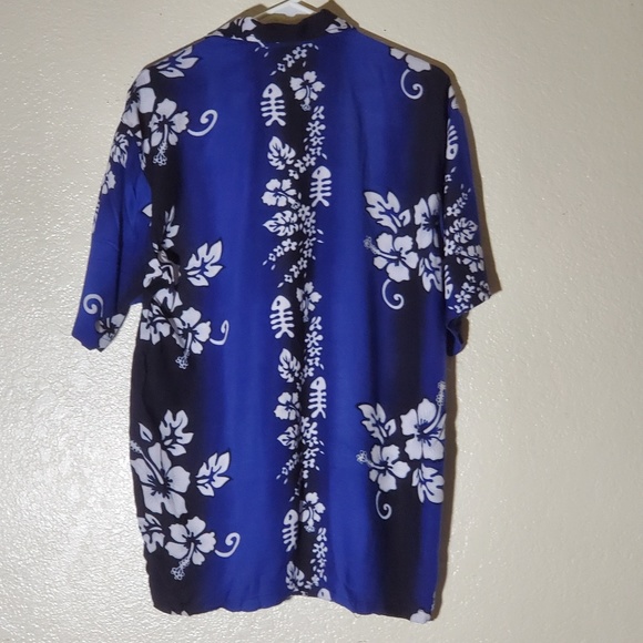 Mamu Hawaiian polo shirt - Picture 2 of 4